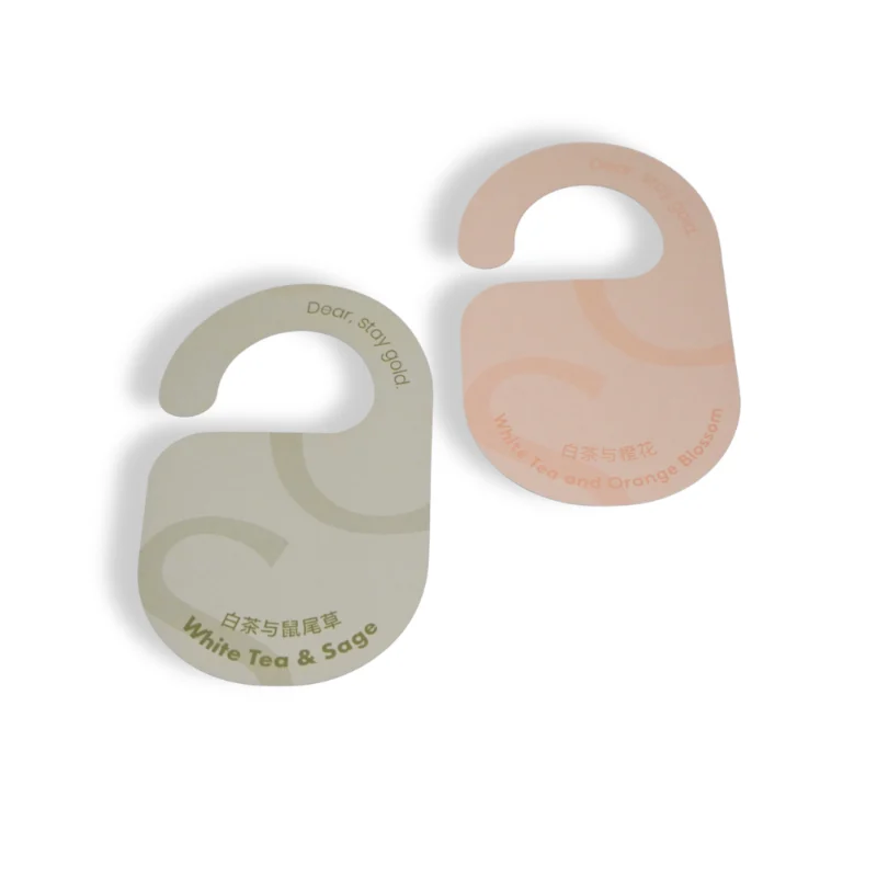 Stay Gold hotel door air freshener in white tea and sage scent