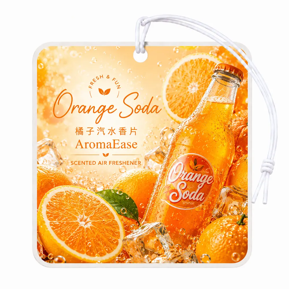 Ambientador de refrigerante de laranja