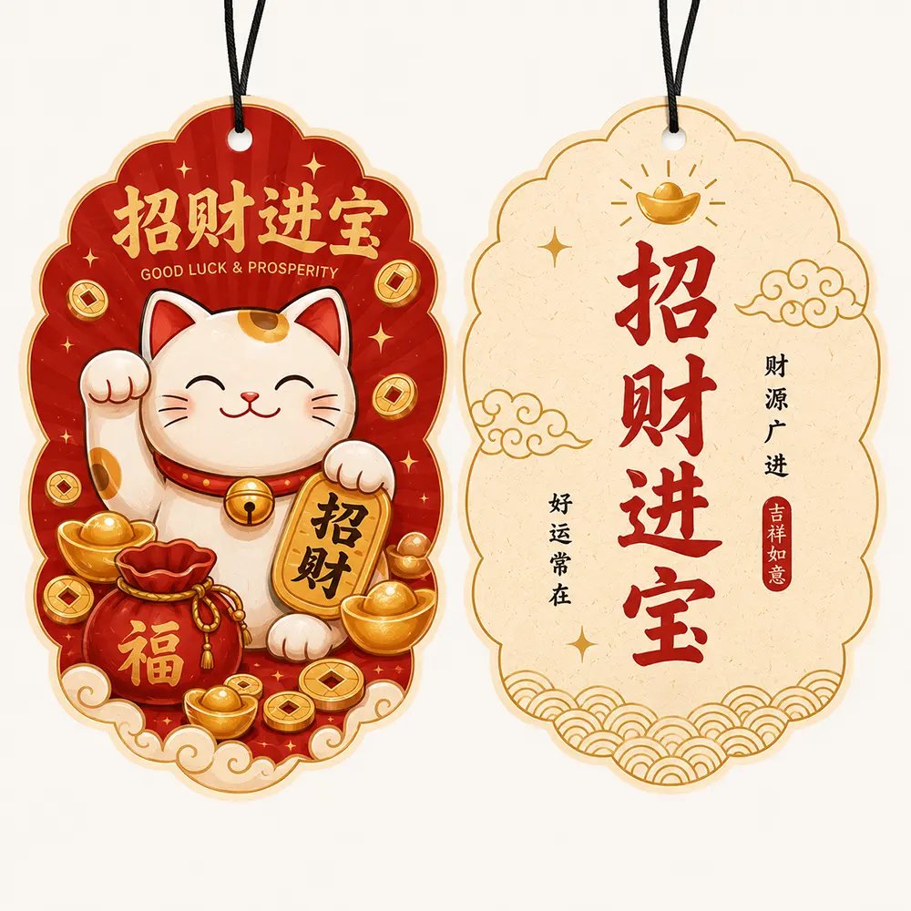 Aromatizador de ar pendurado para gatos da fortuna