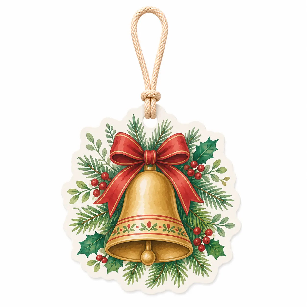 Ambientador de Sino de Natal pendurado
