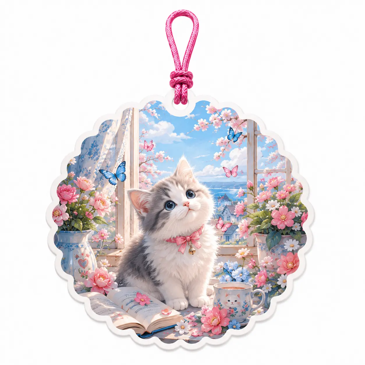 Ambientador pendurado para gatinhos fofos